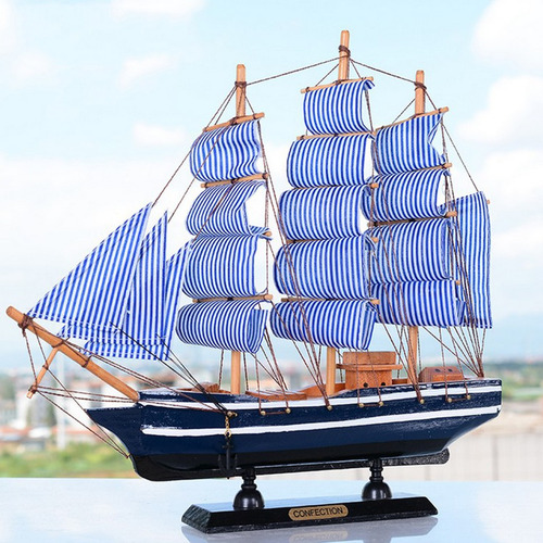 Modelo De Barco Pirata 360x85x410mm