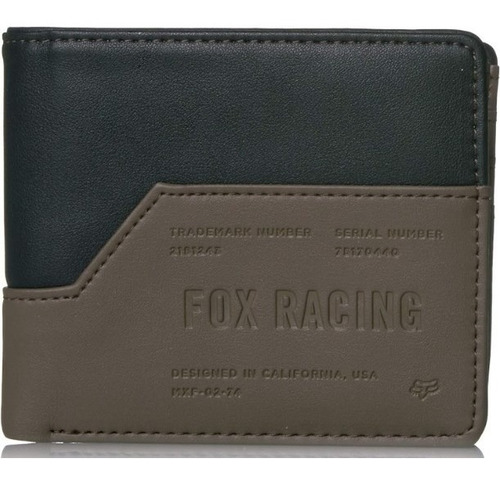 Imagen 1 de 3 de Billetera Corner Wallet Negra Atv Motocross Fox Head