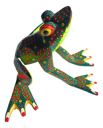 Alebrije De Rana Pequeño Verde