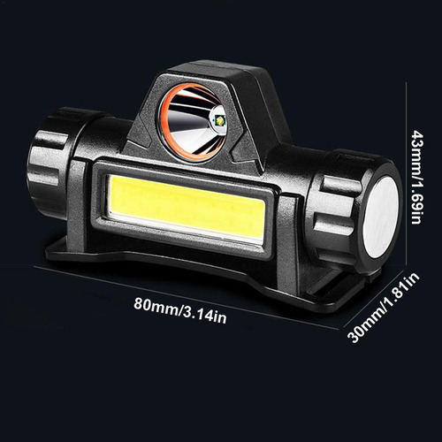 . Lámparas De Cabeza Led Recargables Luces De Diadema For La