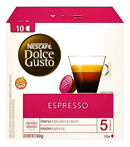 Nescafé Dolce Gusto Espresso 10 Cápsulas