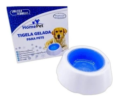 Tigela Gelada Refrescante Bebedouro Água Para Cães 500ml