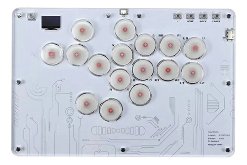 Teclado Arcade Joystick Hitbox Controller Rgb Para Juegos De