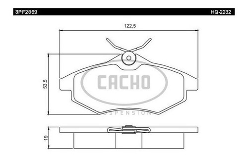 Pastilla De Freno Del P/ Citroen C3 1.4i/1.4hdi/xtr 02/...