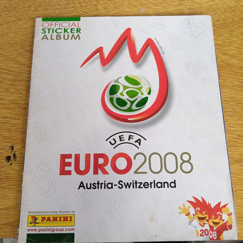 Album Euro Austria Suiza 2008 Usado Incompleto Muy Bueno