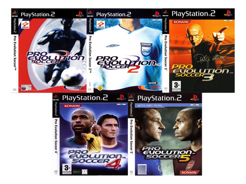 Coleção Pro Evolution Soccer Pes - Playstation 2