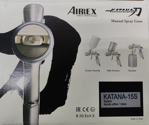 Pistola De Succión Anest Iwata Katana 1.5mm 600ml