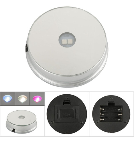 Colorida Base De Soporte De Pantallas De Cristal Led De Luz