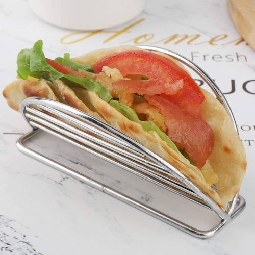 3 Soporte Para Tacos De Acero Inoxidable, Estante Para Tacos