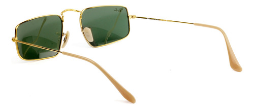 Óculos Ray Ban Julie Rb3957 Dourado G-15 9196/31 52mm Dourado Verde Ouro