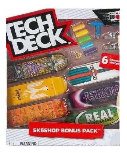 Tech Deck Paquete De Bonificación Sk8shop Bonus Pack Real 