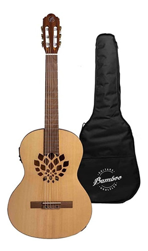 Bamboo Gc-39-pro-slim-q Guitarra Electroacústica Nat Slim