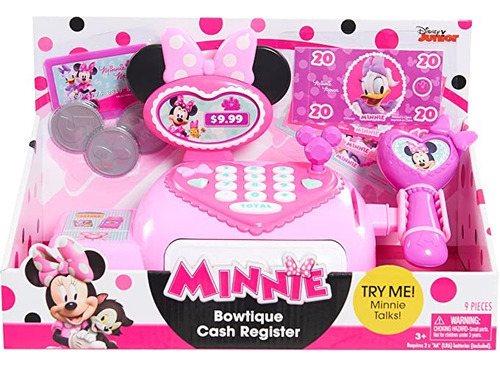 Minnie Mouse Bowtique Cash Register Color Rosa