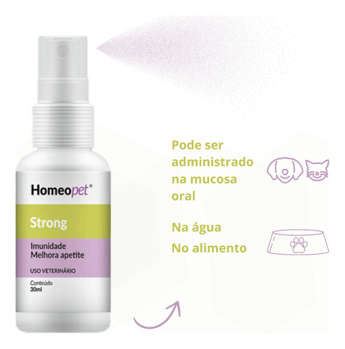 Strong Homeopetia Melhora Imunidade Aumenta O Apetite Do Pet