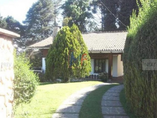 Imagem 3 de 6 de Lindíssima Casa Em Capivari Campos Do Jordão Com Casa De Caseiro E 6 Vagas - 4136