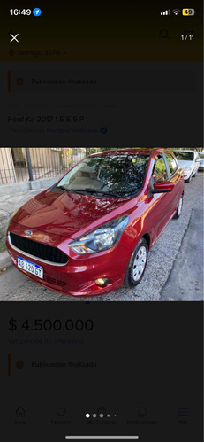 Ford Ka 1.5 Se 5 p