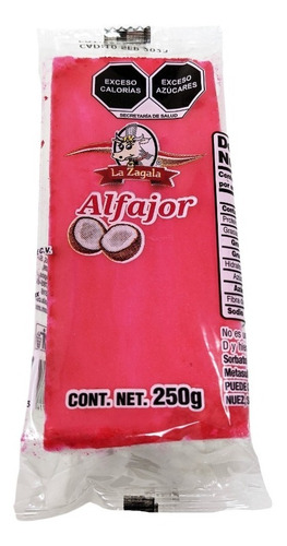 Alfajor De Coco 250 Grs (paquete 5 Pzs)