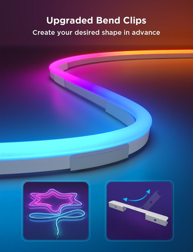 Tira Led Neón Smart Govee Neon Rope Light 2 Rgbic 3 Metros