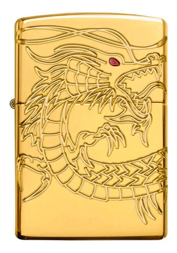Encendedor Zippo Dragon Dorado 360