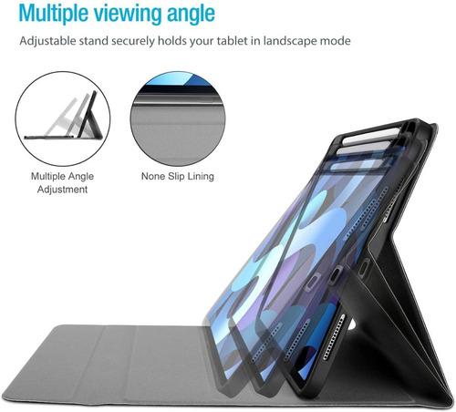 Imagen 4 de 7 de Funda Con Teclado Procase New iPad Air 4 10,9 4ta Gen 2020