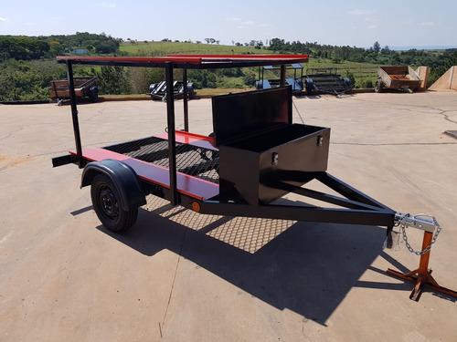 Carretinha Reboques P/ 2 Karts - Tipo Beliche Zero Km