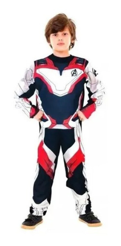 Fantasia Uniforme Avengers Vingadores Ultimato 4 Infantil