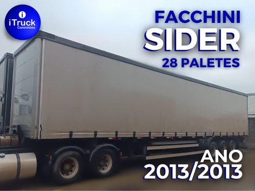 Carreta Sider 28 Paletes 2013/2013 Facchini = Randon Guerra