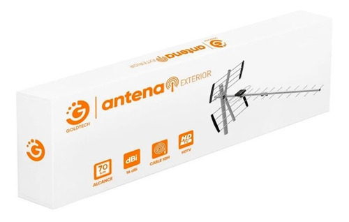 Imagen 2 de 4 de Antena Digital Para Smart Tv Led Metálica Exterior I Css ®