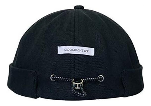 Gegeen Domog Hombres Beanie Docker Cap Rolled Cuff Retro Sku