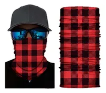 Comprar Cuello Tubular Térmico Multi-uso Ver Video Pañuelo Ciclismo Color Escocés Rojo\u002Fnegro Diseño De La Tela Liso Talle Único