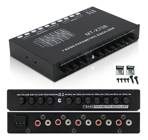 Professional 7 Band Car Equalizer Car Audio Equalizer