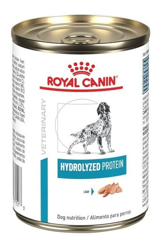 Imagen 1 de 5 de Alimento Royal Canin Veterinary Diet Canine Hydrolyzed Protein Adult HP para perro adulto todos los tamaños sabor mix en lata de 390g
