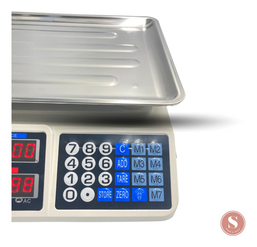Balanza Pesa Electrónica Digital 40 Kg Negocios Almacen