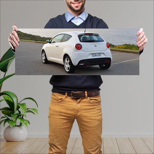 Cuadro 30x80cm Auto 2009 Alfa Romeo Mito Au 6110 258