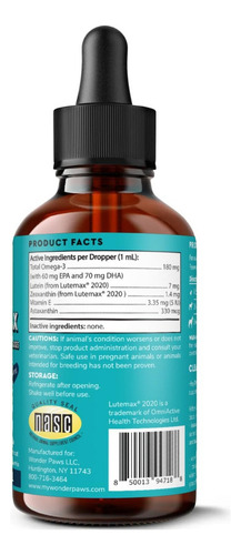 Suplemento De Ojos Para Perros Wonder Paws 60 Ml
