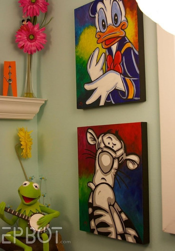 Imagem 2 de 5 de Pintura Em Paredes E Pinturas Em Telas.