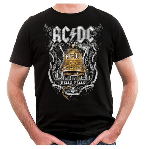 Remera Ac Dc Hells Bells (negra:) Ideas Mvd