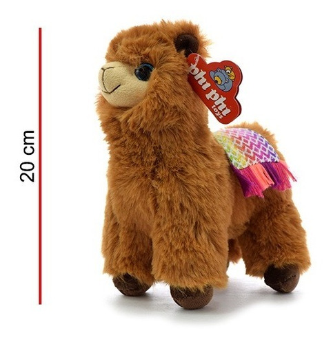Imagen 5 de 6 de Peluche Llama Norteña 20cm Original Phi Phi Toys La Plata