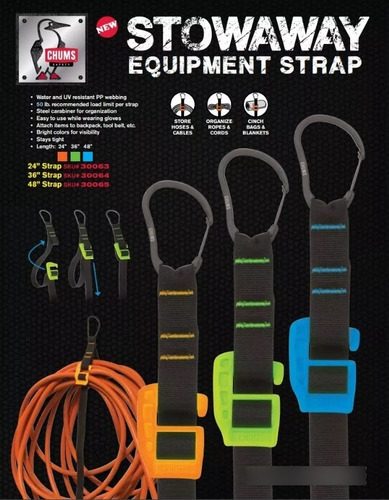 Par De Cinchos Zunchos Straps Multiuso C Mosqueton Camping