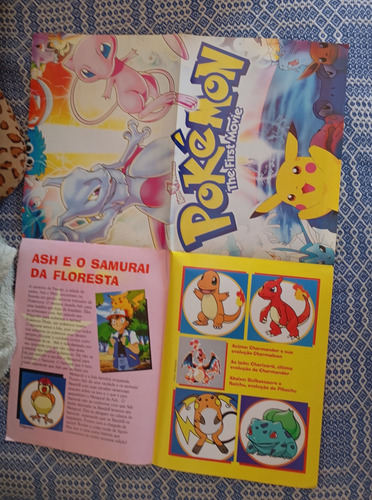 Revista Pôster Pim Pam Pum Pokémon O Filme Nº 1 (Usado)