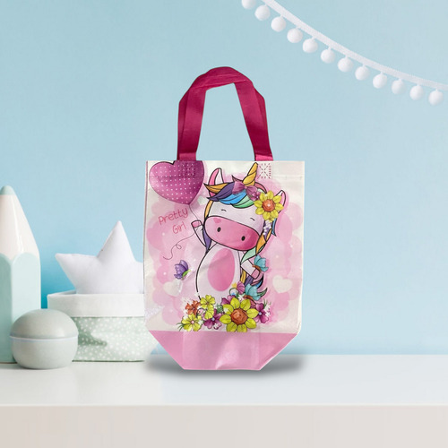 24 Bolsa Dulcero Unicornio Reutilizable Fiesta Regalo Bolo Varios Unicornio