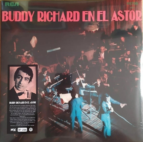 Buddy Richard - Buddy Richard En El Astor Vinilo