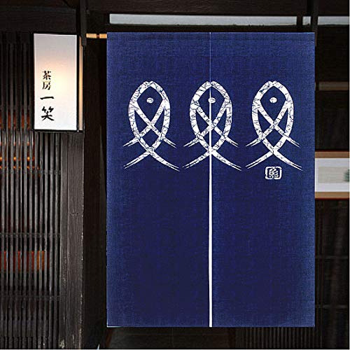 Cortina De Estilo Japonés Diseño De Carpas Koi (33.5 ...