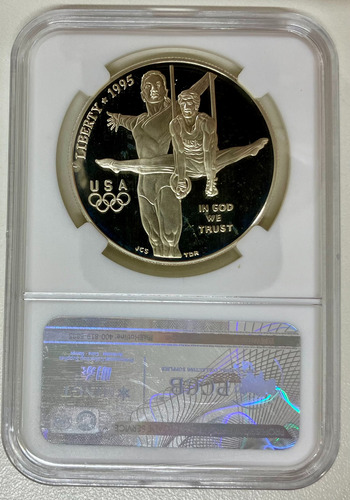 Rara Moeda De Prata Da Olimpiada De Atlanta 1996 - Ginástica