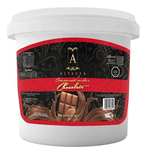 Crema De Chocolate Para Untar Altezza 4.5 Kg