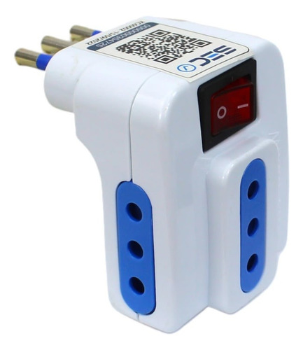 Enchufe Triple Ladron Con Switch 10a