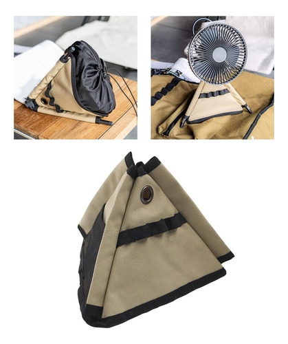 Trípode Para Ventilador De Camping Con Bolsa Para Caqui