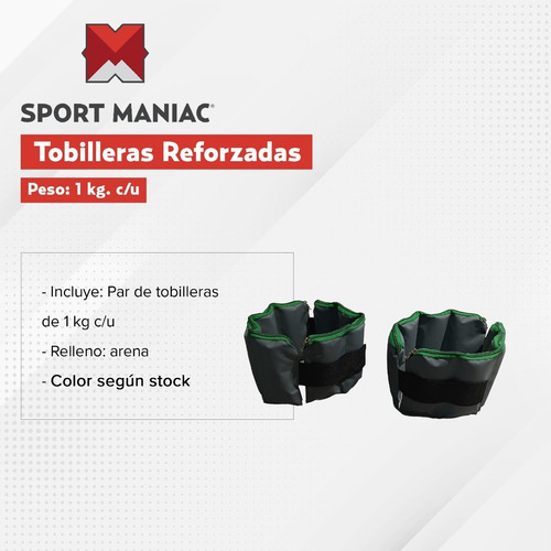 Imagen 4 de 6 de Colchoneta + Tobilleras 1 Kg + Mancuernas 3 Kg. Kit Fitness