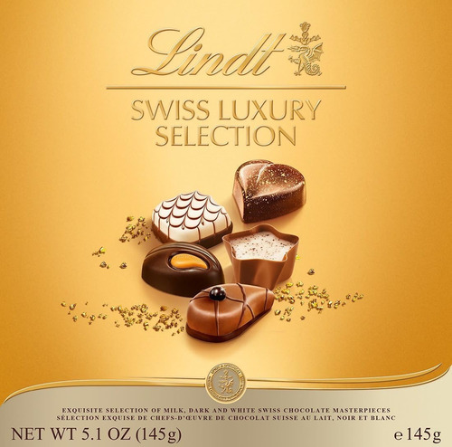 Lindt Estuche Swiss Luxury Selection 145grs (3 Piezas)