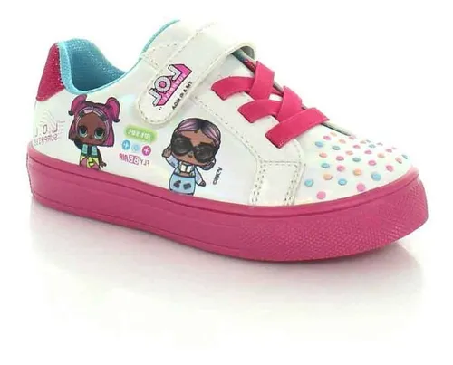 Tenis Disney Con Velcro Y Lol Para Ni a 93014 15.0 17.0
